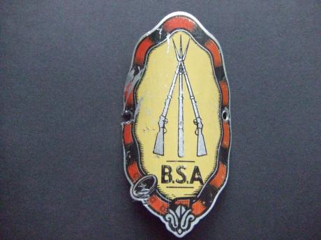 BSA brommer, motor balhoofdplaatje (12)
